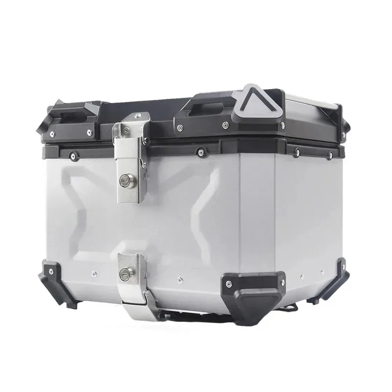 

Factory Hot Selling Motorcycle Aluminum Tail Box Moto Top Case 65L 80L 100L Universal Rear Lage Box 36L 45L 55L Motorcycle Trunk