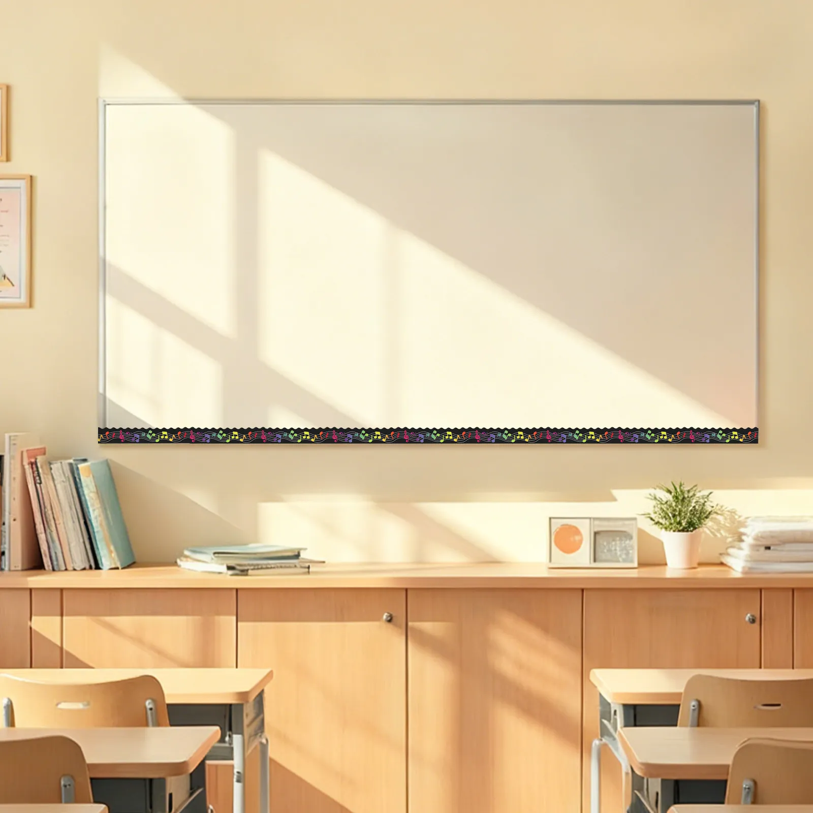 

Тематические наклейки-бордюры для оформления классных досок, самоклеящиеся декоративные элементы для стен и меловых досок