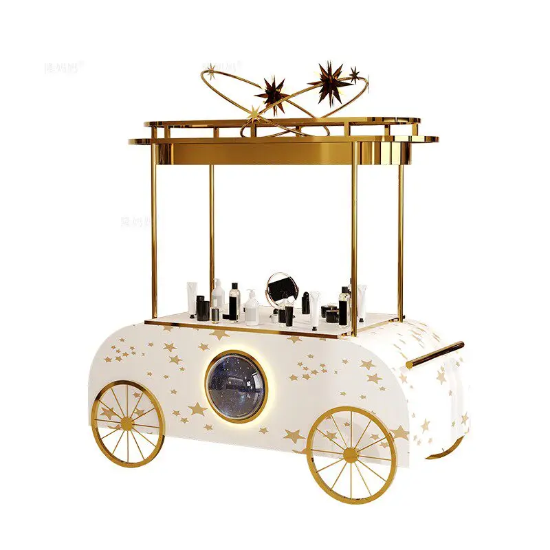 Pedestrian Street B&B display cart store decoration can glow and drain the car