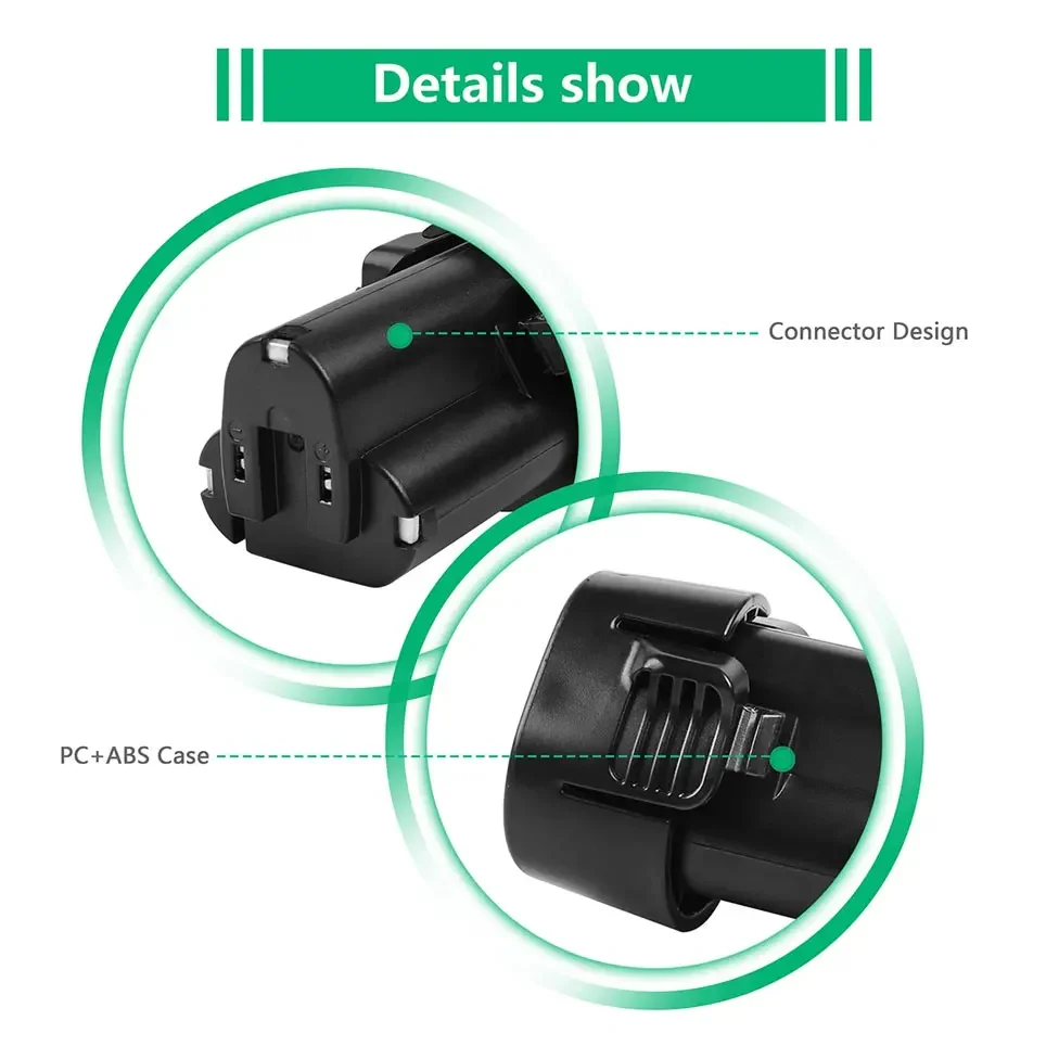 Makita 10.8V 2.0AH 3.0AH 4.0AH Battery Li-ion Rechargeable for BL1013 BL1014 BL 013 BL 1014 ltt203w 194550 – 6 194551-4 195332-9