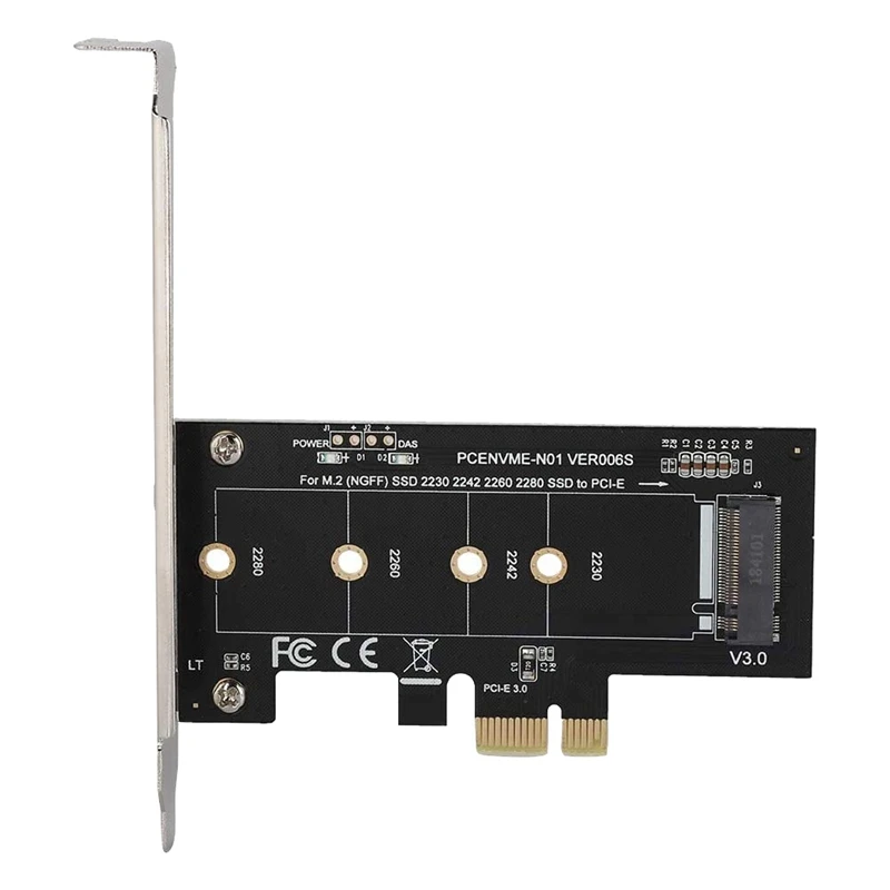 M.2 To PCI E3.0 X1 Expansion Card M2 SSD NGFF NVME(M Key) To Pcie 3.0 X 1 For Desktop PCI Express Slot (1 Pcs)