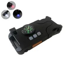 Paracorde 4mm 7 in 1 Laser Flashlight Survival Paracord Bracelet Buckle Hand-woven Infrared Equipment Camping Survive Tool