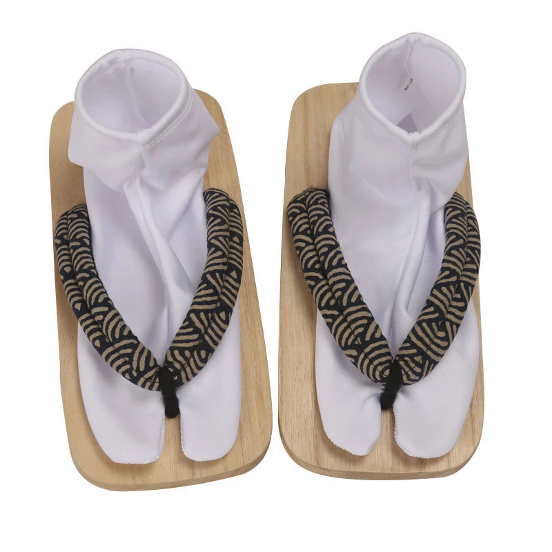 Chaussettes de Cosplay Japonaises Blanches pour Kimono, Accessoires Astronomiques artificiel astiques à Deux Doigts, Sac de Pieds, Tabi Parker