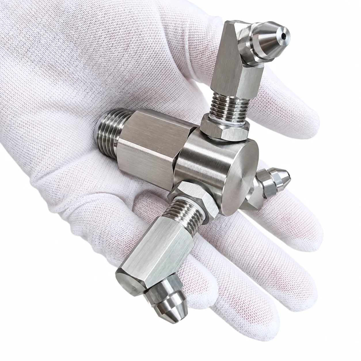 SS304 Automatic Rotating Car Washer Nozzle 360 Degree Cleaning Nozzle High Pressure Washing Machine Industrial Dust Spray Nozzle