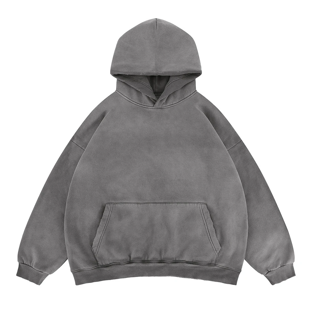 Mens Hooded Sweatshirt Fleece Lined Winter Warm Casual Sportswear Thick Cozy Pullover