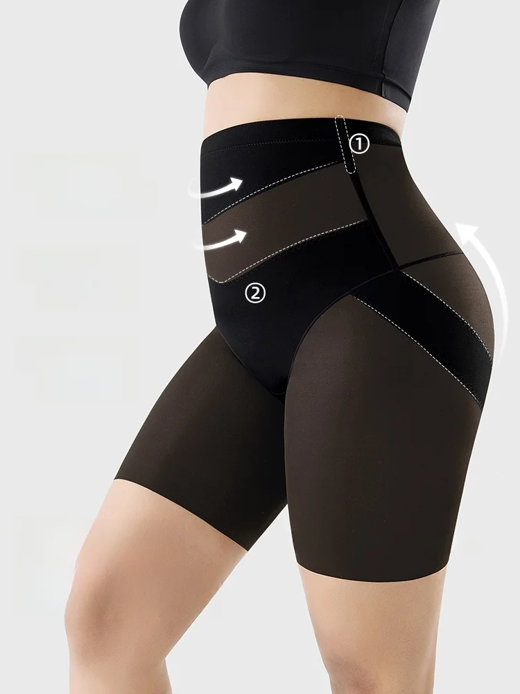 

High Waist apewear Pants Women's Tummy Control Butt Lifting Sl Slimming Underwear Casual Five-Quarter Length