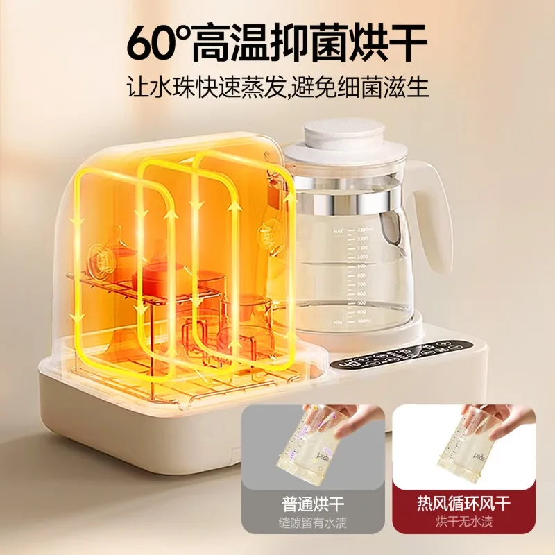 Instantaneous temperature bottle, baby bottle sterilizer and dryer, 2-in-1 thermos flask, bottle warmer and bottle warmer - view 3