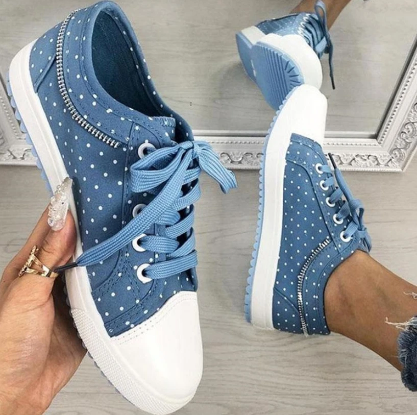 Women Shoes 2022 Fashion Summer Lace-Up Casual Shoes Canvas Hollow Breathable Platform Flat Shoes Woman Sneaker Zapatillas Mujer