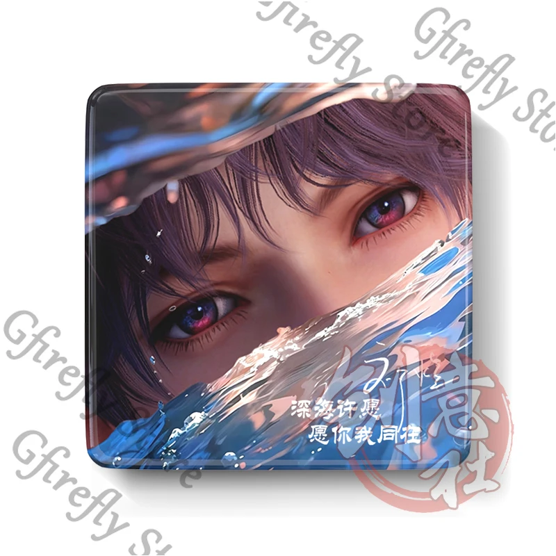 Magnet Kulkas Rafayel Cinta dan Deepspace Xavier Anime Kulkas Persegi Zayne Dekoratif Dinding Pertunjukan Garniture Hadiah Sylus