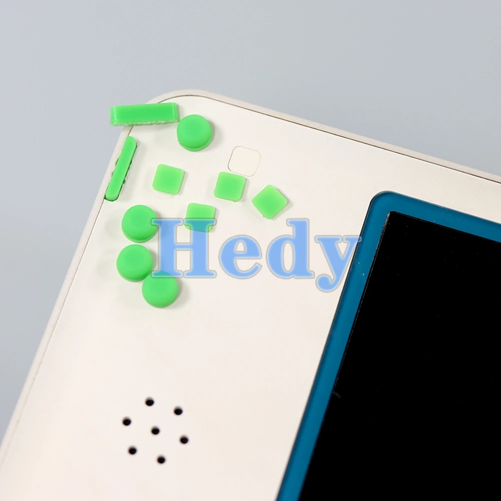 1 set di ricambio di alta qualità per DSI XL console vite piedini in gomma copertura per NDSi XL LL superiore schermo LCD viti copertura in gomma