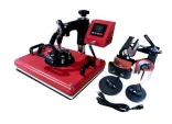 Portable Manual New High-Speed T-shirt Heat Press Machine | 2400W 40x60cm | EU/US Standard