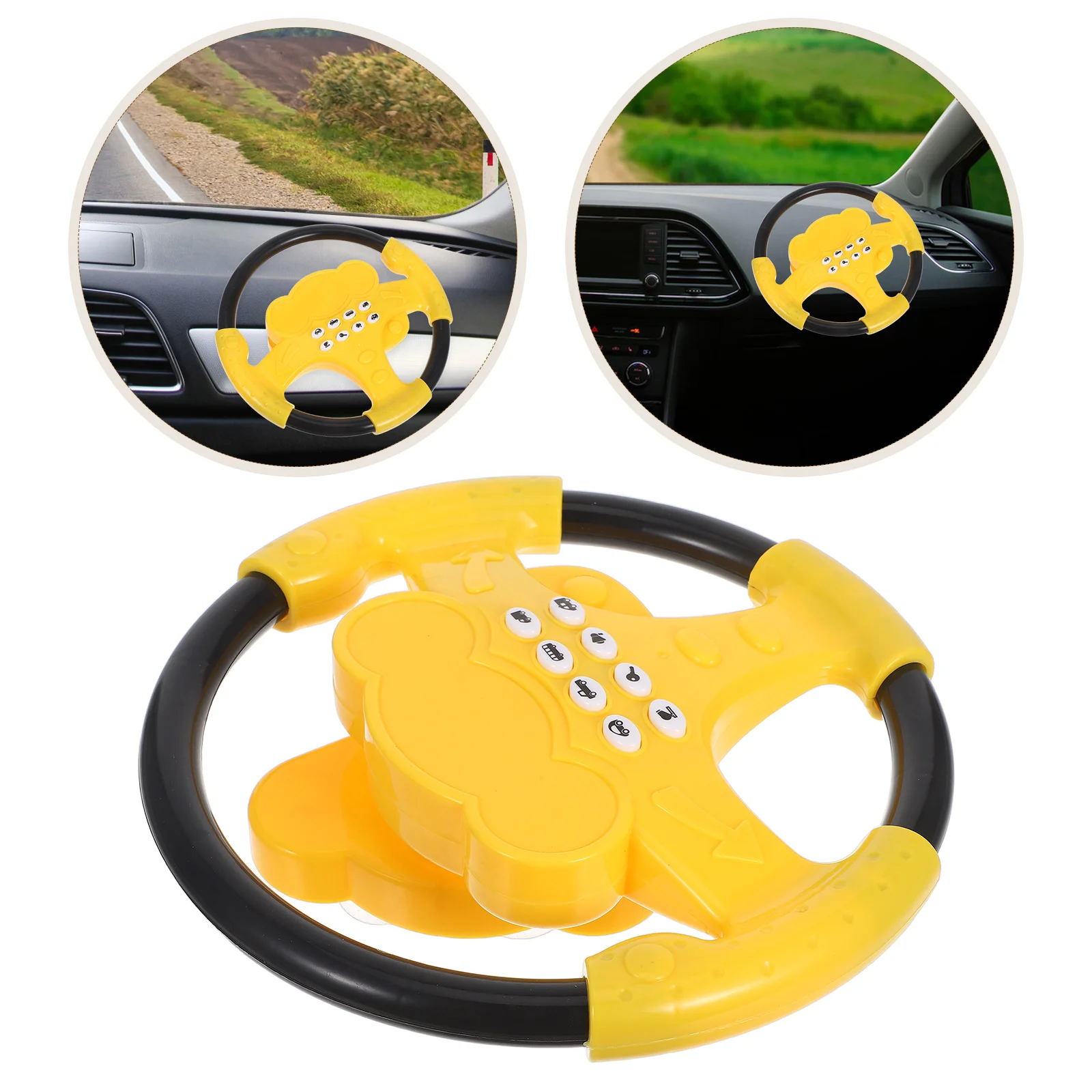 Jouets de volant de Simulation pour enfants, simulateur de conduite pour enfants, voiture de course pour bébé