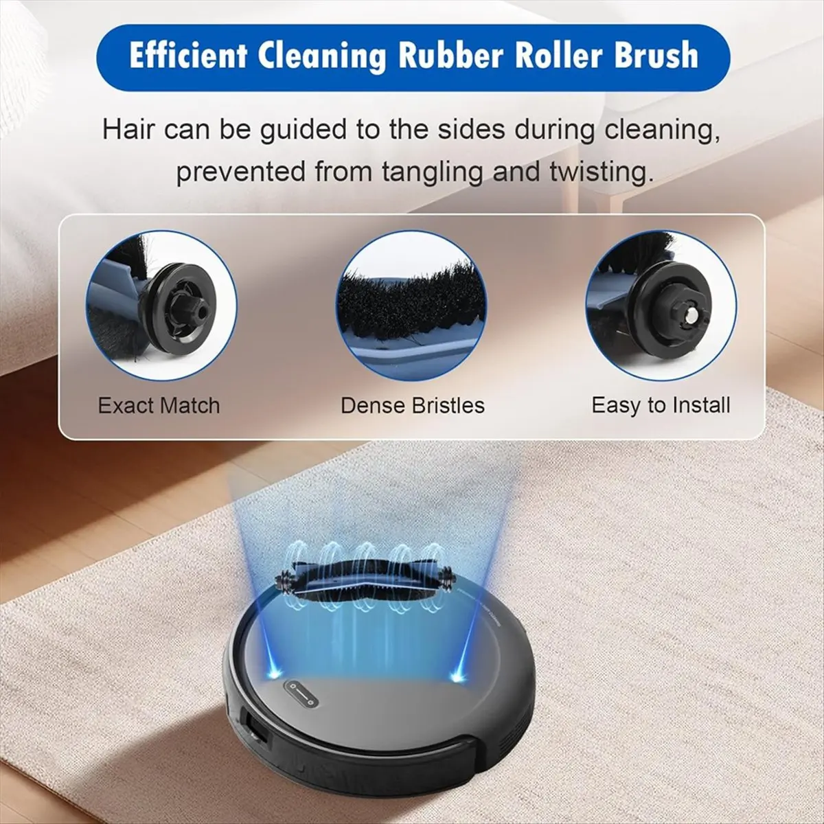 N14R Top 15 Piece Accessory Kit Compatible with Robot Vacuum C10, Replacement Parts Main Brush,Dust Bag,Filter,Cleaning Tool