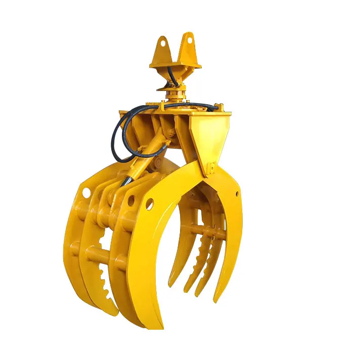 Factory Direct High Quality Hydraulic Rotary Recycling Station Grab Garbage Scrap Steel Holding Clamps