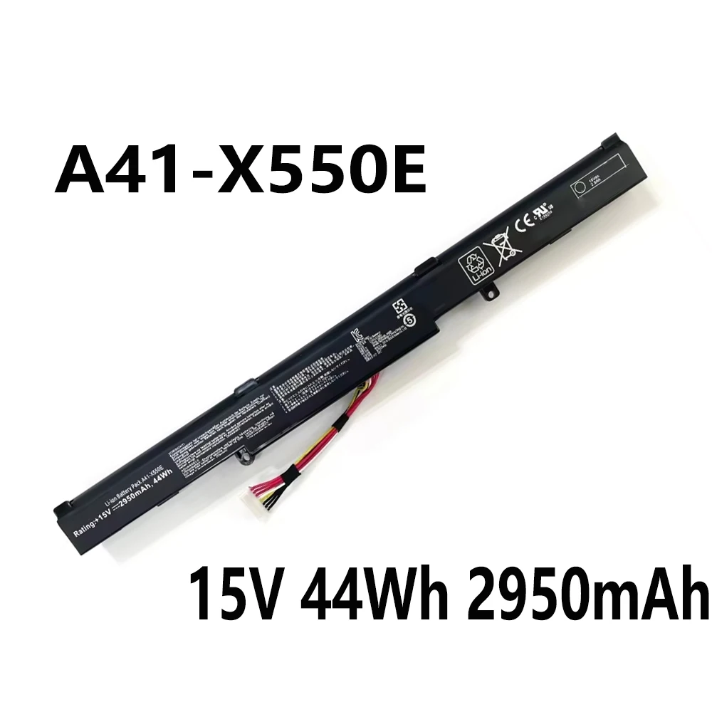 

A41-X550E 15V 44Wh 2950mAh Laptop Battery For ASUS X450 X450E X450J X450JF A450C A450V A450E F450V F450J X751L X751M X751MA