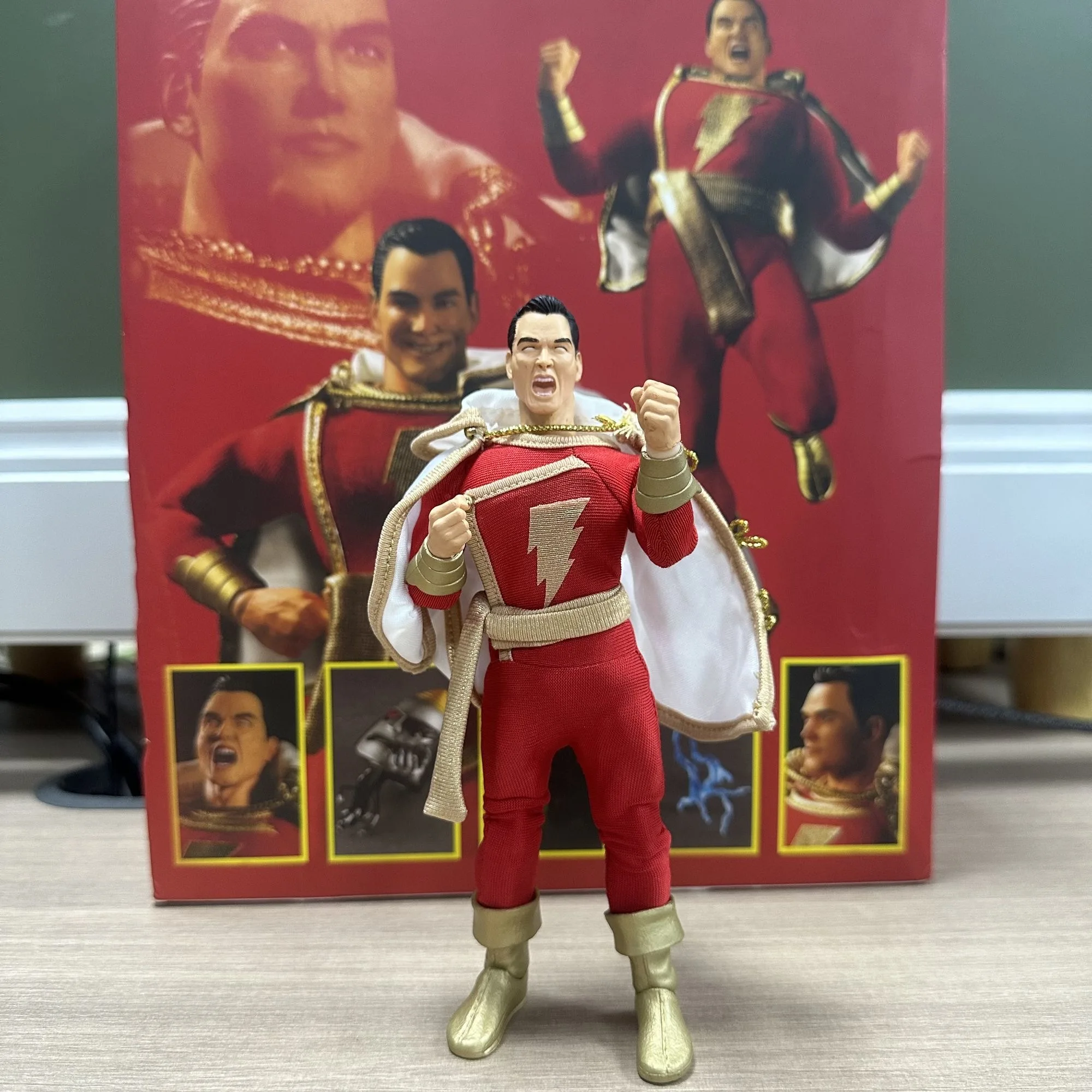 Shazam 6 Inches Action Figure Model Boys Room Ornament Collectible Toys Figurine Kids  Birthday Gift In Stock - view 2