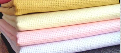 Top Quality white cross stitch embroidery canvas 11CT 11ST any size, 50cmx50cm, with lockstitching 6TH