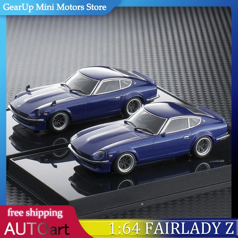 

Wangan Midnight Devil Z 1:64 Diecast Model Car AUTOart Nissan Fairlady Z (S30) Replica Anime-Inspired Collectible Toys Vehicle