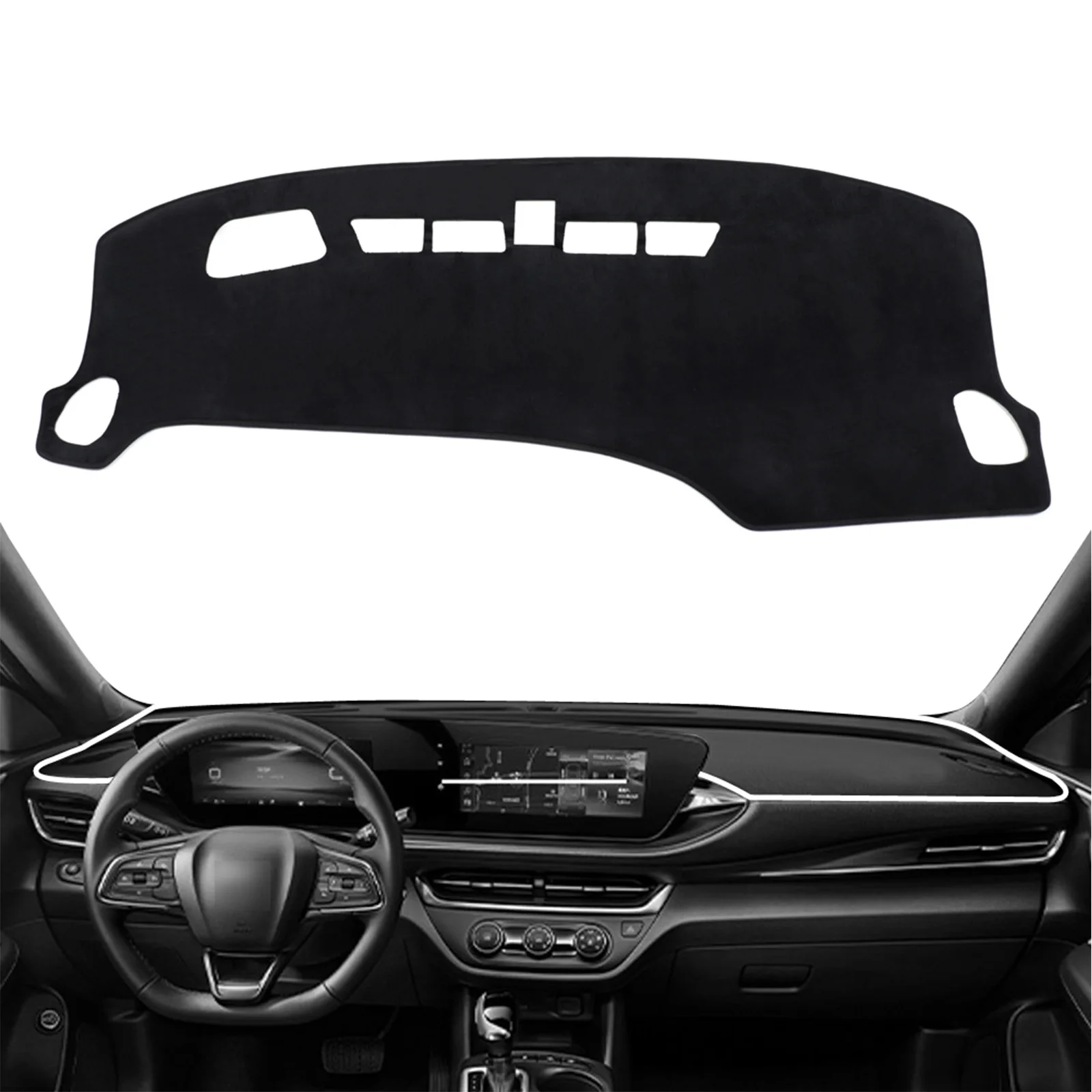 

for Buick Envista 2024 Dash Mat Dashmat Dashboard Cover Pad Car Accessories Sunshade Protective Carpet