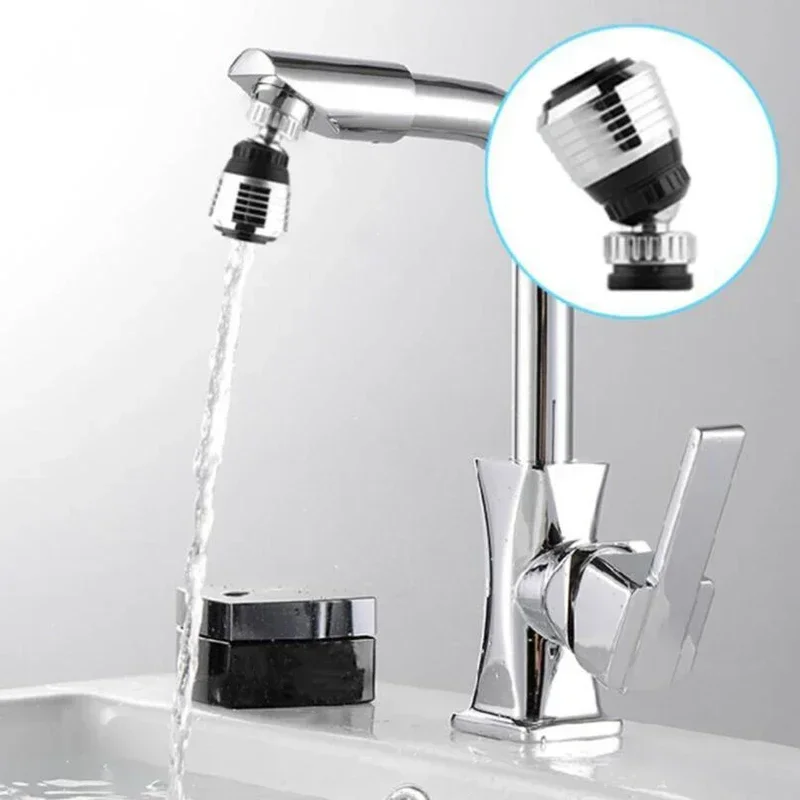 360 Rotate Swivel Adapter Water Saving Tap Aerator Faucet Nozzle Filter Bathroom Shower Tools Aerator Diffuser Kitchen Faucets