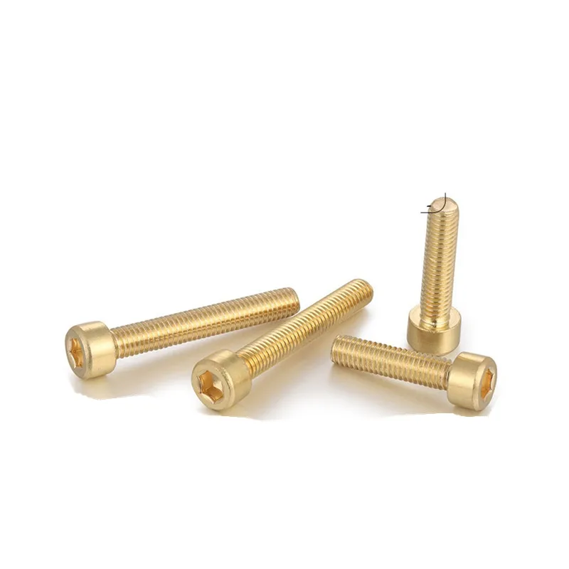 5pcs/set Multi-Size Brass Hex Socket Cap Head Screws M2.5 for 510 Electrode Posts with Hex Key Accessory
