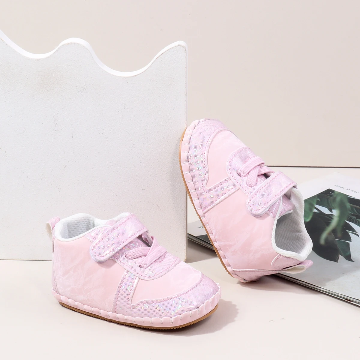 Baby Casual Sneaker Spring and Autumn Soft PU and TPR Sole Anti-slip High Quality Hot Selling 2025 New Fashion for Toddler 0-18M