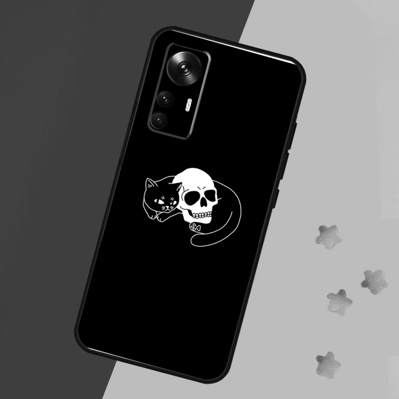 Witch Black Cat Case For Xiaomi 13T Pro 12T 11T 12 14 13 Lite 12X POCO F5 X3 X5 Pro X4 F4 M5 M5s F3 Cover