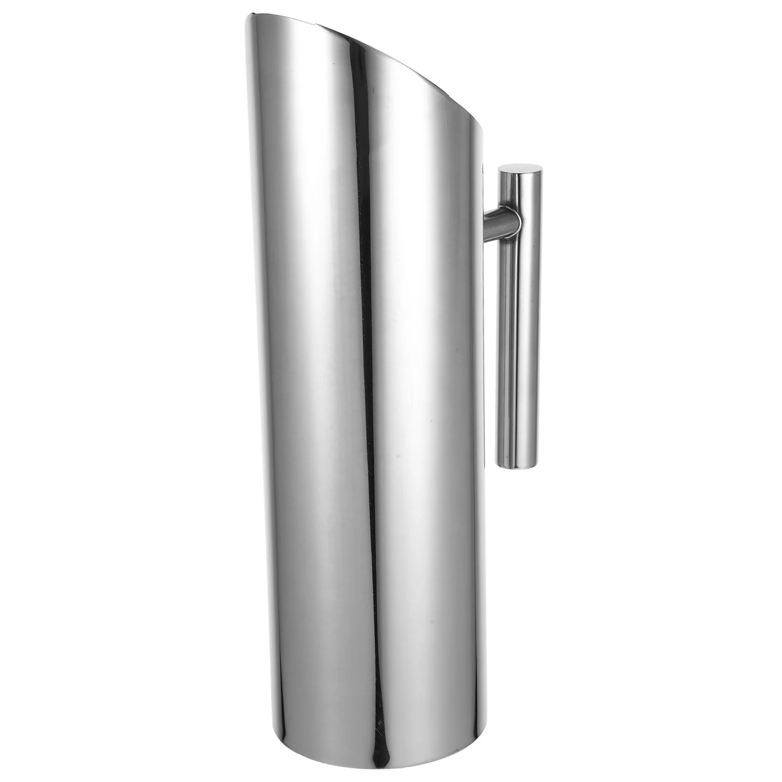 

Stainless Steel Juice Pitcher Cold Drinking Pitcher Metal Water Jug 1.5L Home Restaurant Cocktail Mixer Longlasting
