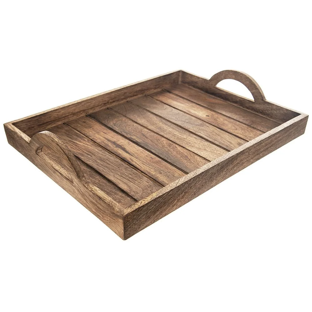 MANGO Plateau de service en bois 40.5x30.5 cm