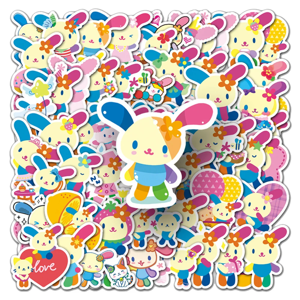 10/30/50pcs Kawaii Sanrio Anime Usahana Stickers Leuke Cartoon Meisjes Sticker Speelgoed DIY Telefoon Waterfles notebook Graffiti Decals