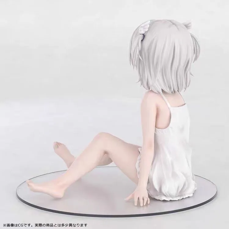 ตุ๊กตาโมเดลของเล่นเด็กผู้หญิงทำจากพีวีซีน่ารักตุ๊กตาขยับแขนขาได้น้อยน่ารักท่าตัวการ์ตูนแบบนั่งทำจากวัสดุ PVC มีกล่องใส่ของขวัญ