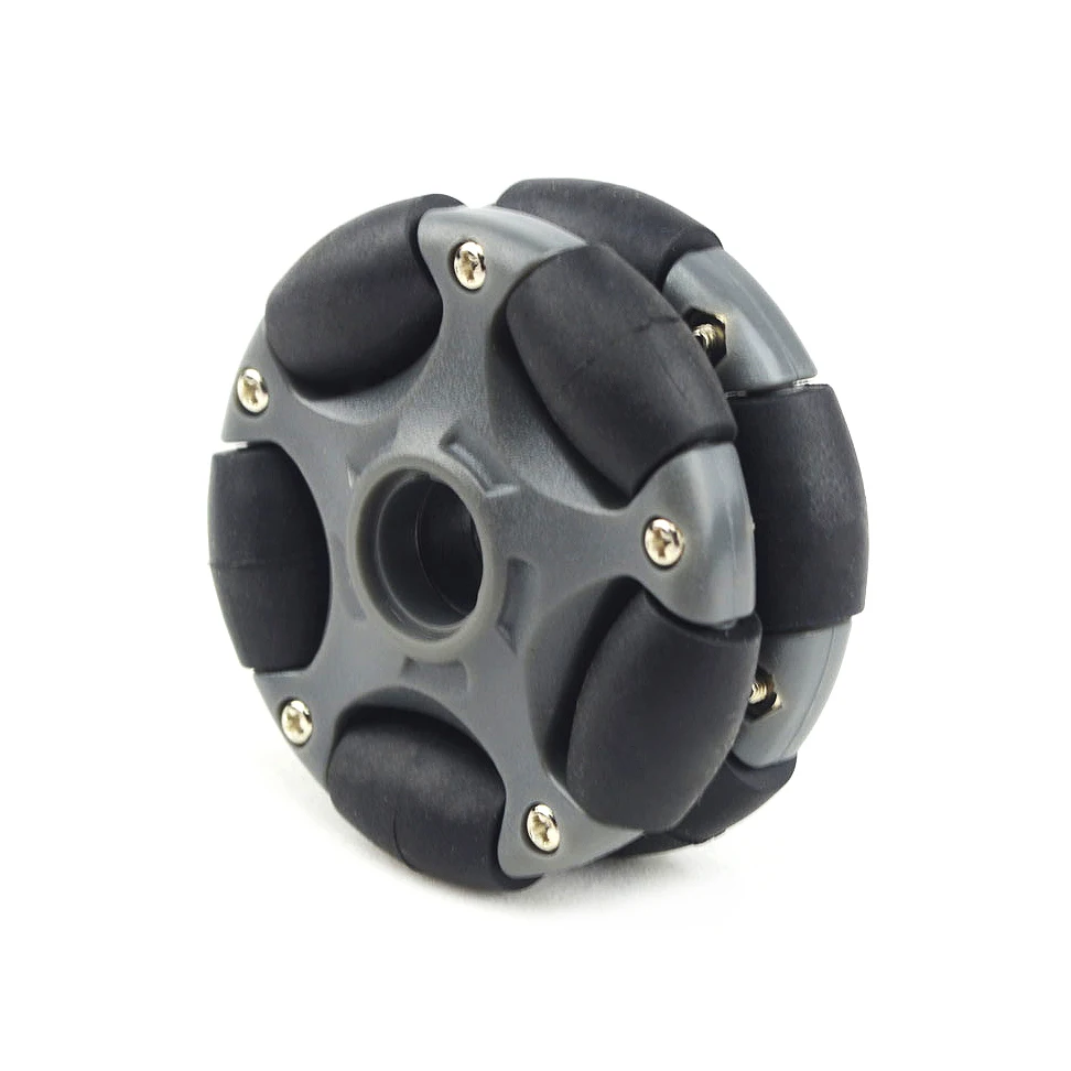 15KG Belasting 82mm Omnidirectioneel Wiel Compatibel 4/5/6/8mm Hub Metalen Fulai Wiel Omni Robot Ros Platform Omnidirectionele Beweging