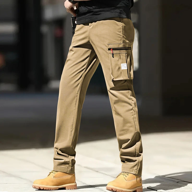 

7XL Loose Overalls Cargo Pants Men Outdoor Sports Jogging Tactical Pants Elastic Waist Straight-leg pants Casual Workwear Pants