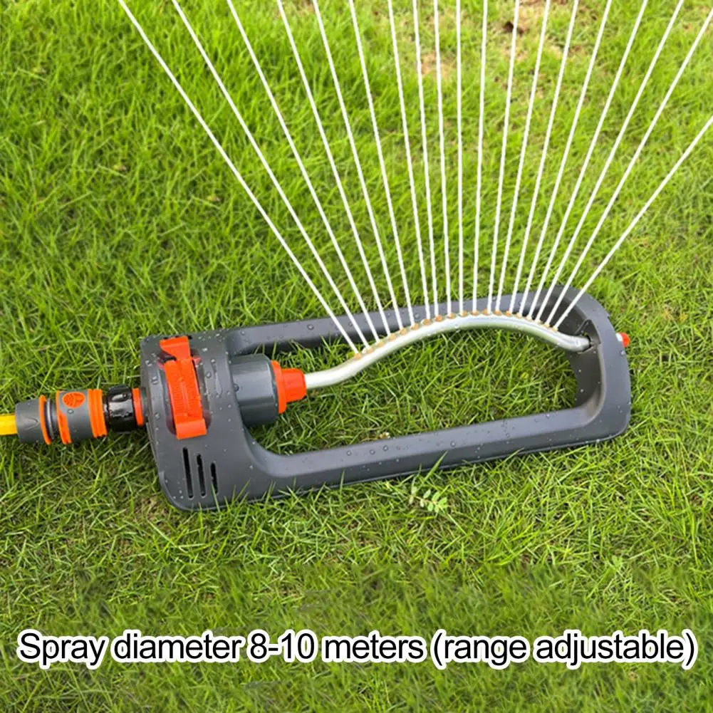 

Wide Coverage Sprinkler Head Lawn Sprinkler with Filter Metal Oscillating Sprinkler for Garden Yard Irrigation with for Lawn