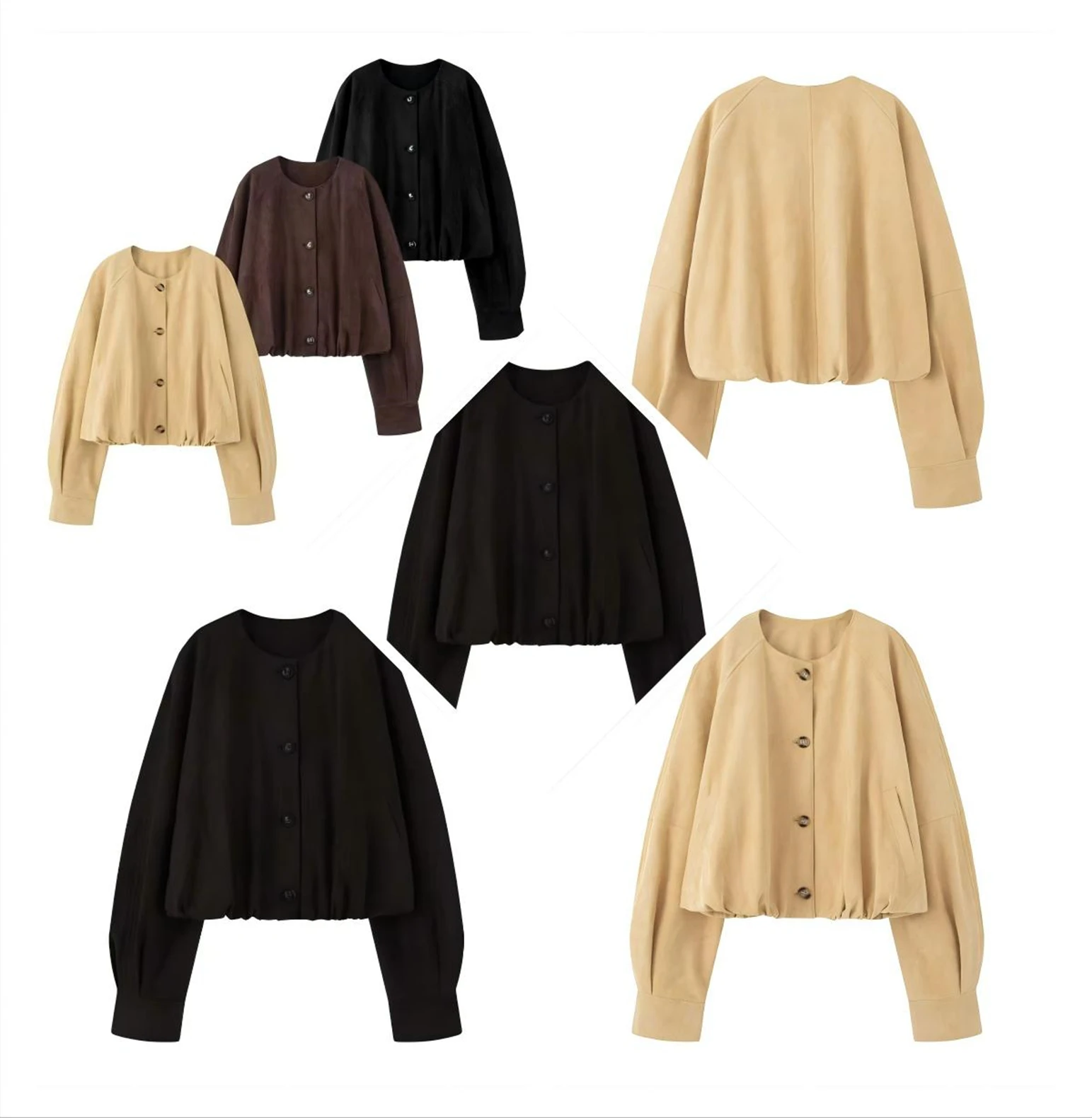 

Женская куртка 2025, осеннее новое поступление, женская повседневная модная однобортная куртка