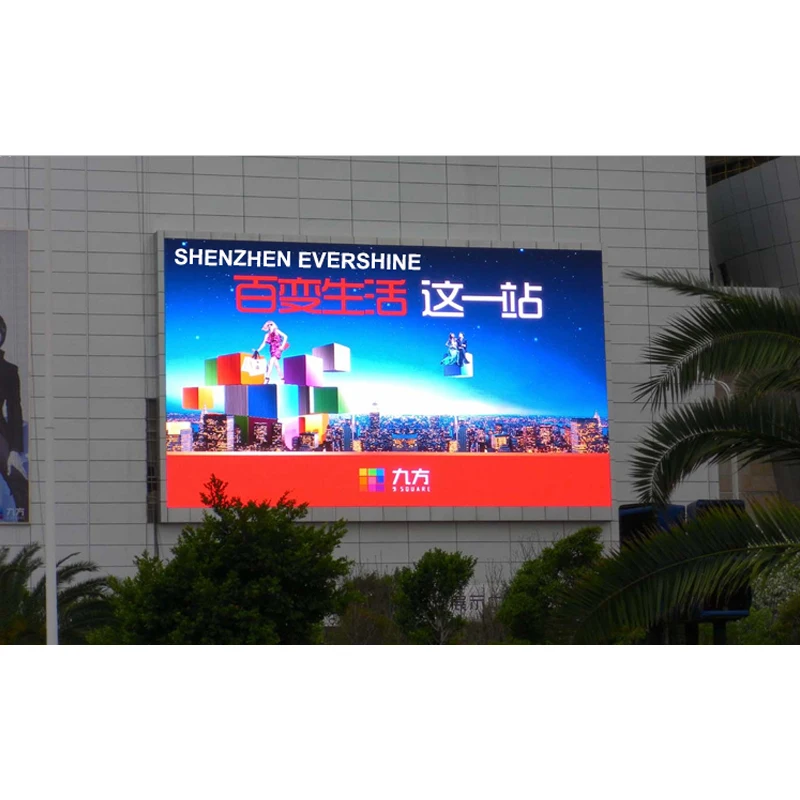Hoge Helderheid P10 Outdoor Led Module 1/2Scan Led Full Color Smd3535 Modules Waterdichte Led Display Paneelgrootte 320X160Mm