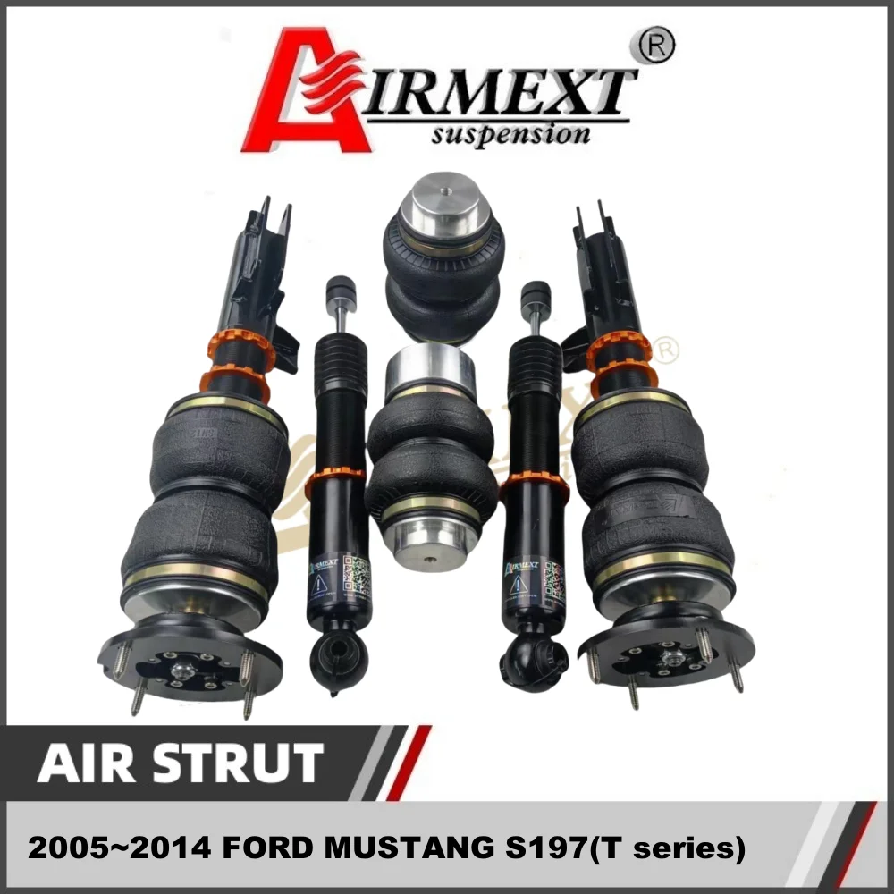 AIRMEXT Air Struts/ For 2005~2014 FORD MUSTANG S197(T series) /Air Ride/Auto Parts/Neumatic/Shock Absorber