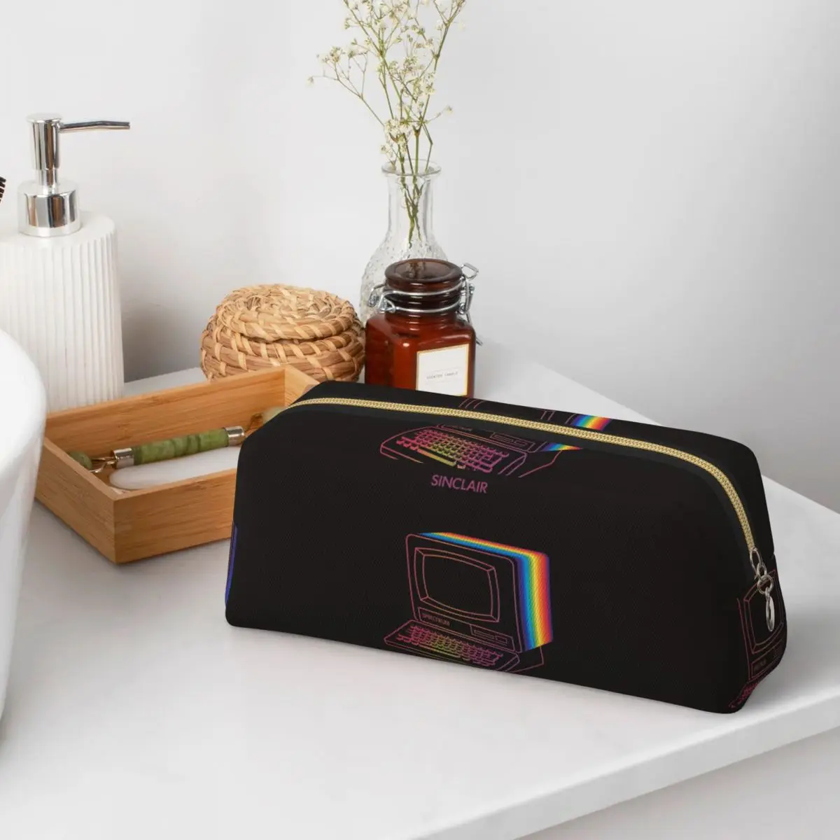 Estuches para lápices ZX Spectrum para estudiantes, caja para lápices escolar, bolsa para lápices de gran capacidad, estuche para lápices, soporte para bolígrafos
