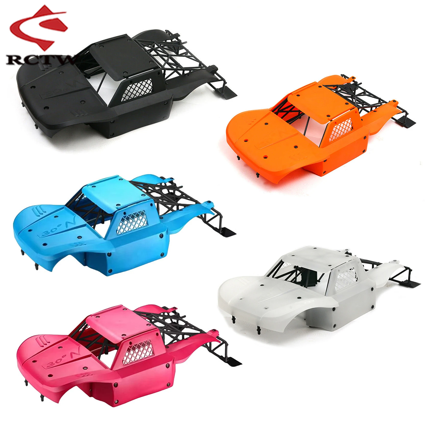 Fall Resistance Car Shell or Black Roll Cage Crash Body Assembly Kit for 1/5 Losi 5ive T Rofun Rovan LT KM X2 Rc Cars Gas Parts