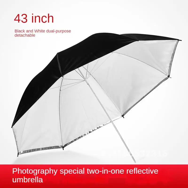 

black outside white inside photography umbrella high quality bounce umbrella bounce umbrella dual-tier and detachable soft light