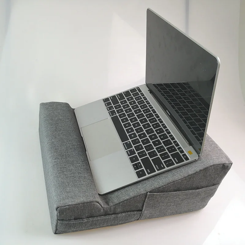 Notebook computer pad flat shield reading stand cushion use pillow
