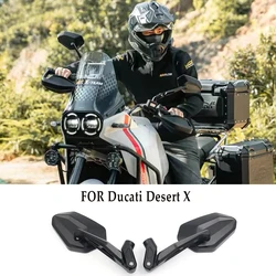 FOR Ducati Desert X 2023 Motorcycle Mirrors CNC Side Mirrors Desert X Folding Mirror Conversion Mirror Aluminum Alloy