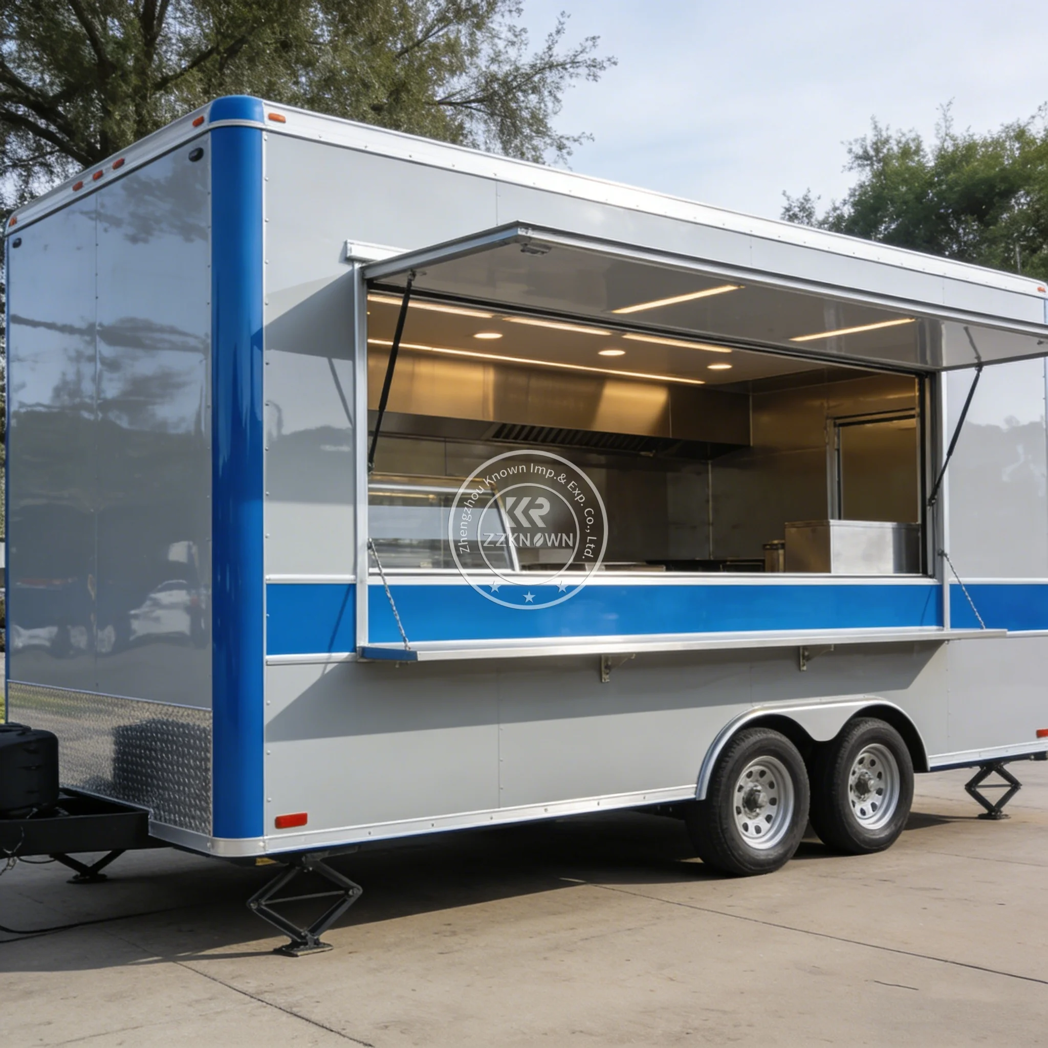 

Fully Equipped Mobile Kitchen Food Trailer | Custom Made | Remolque De Comida Hot Dog Kebab Coffee Fast Food Truck
