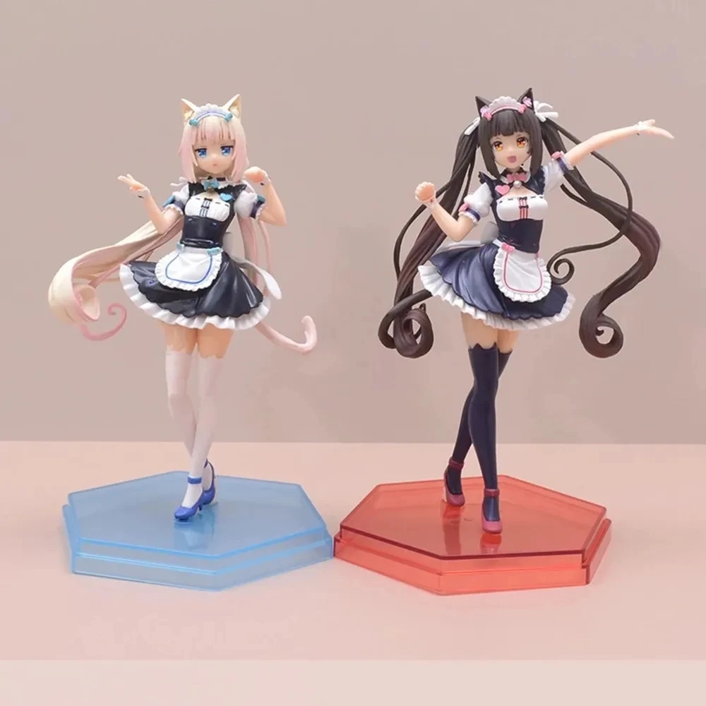 Nekopara Anime Figure Parade Vanilla Chocola Sexy Girl Figure Vanilla Chocola PVC Action Figure Collectible Model Doll Toys