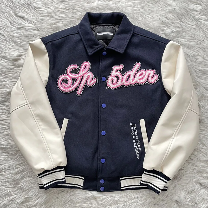 

Молодежная уличная куртка с вышивкой, свободного кроя, с воротником-стойкой, стандартной длины, для всех сезонов