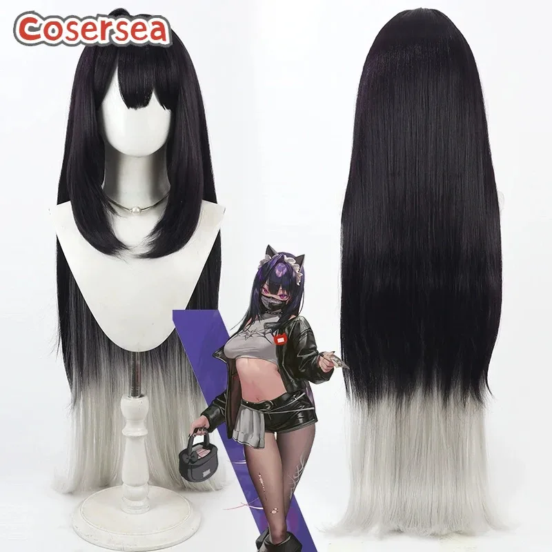 cosersea-sin-cosplay-perruques-nikke-la-deesse-de-la-victoire-sin-100-cm-de-long-noir-mixte-argent-gris-perruque-cheveux-synthetiques-resistant-a-la-chaleur