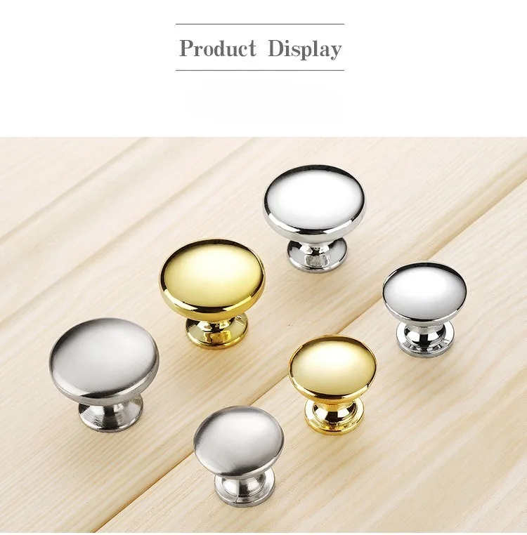 3 Stück Europäischer Stil Minimalistischer Massiver Zinklegierungs-Schrankgriff DIY Moderner Luxus-Schubladenknopf Einloch-Schranktürgriff – Detail 17