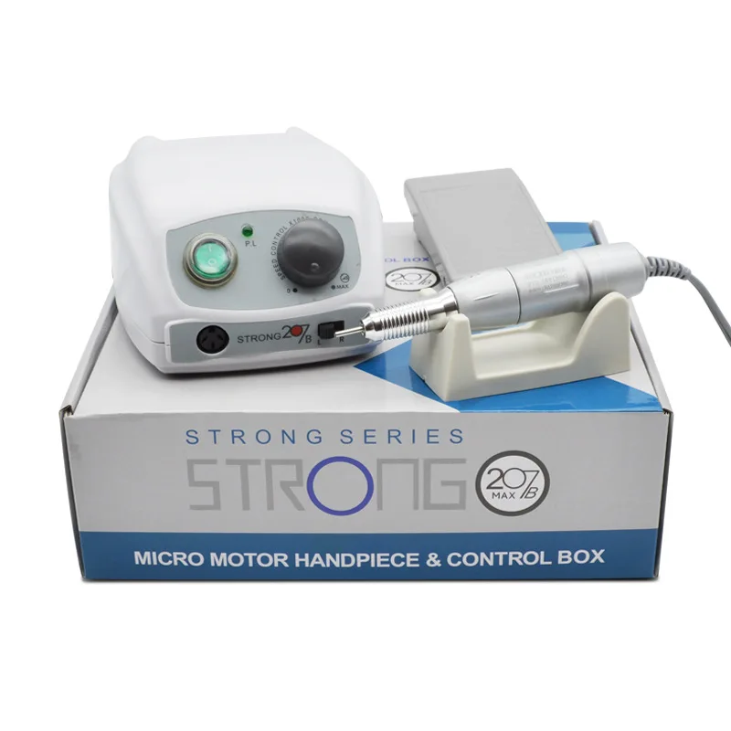 

Dental STRONG 207+120II Micromotor Handpiece 2.35mm 65W 35000RPM Polishing Drilling Pen for Dental Lab Equipment
