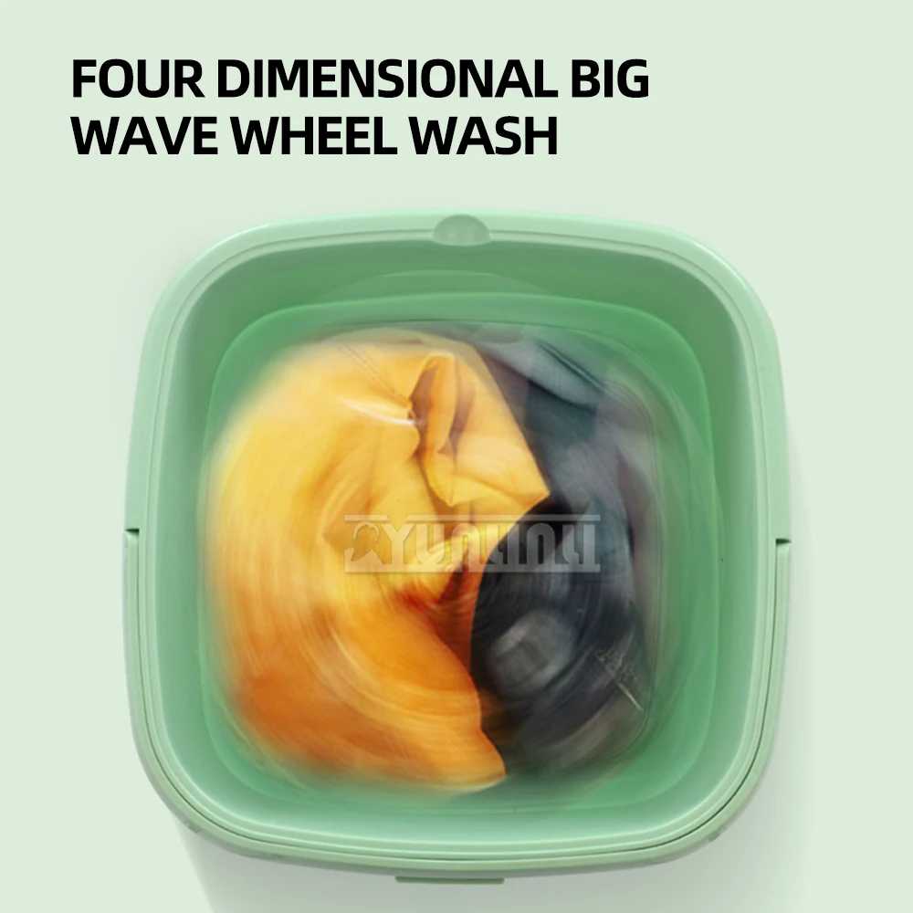 نوعية جيدة 25L سعة كبيرة المحمولة غسالة قابلة للطي التلقائي غسالة الملابس الداخلية الصغيرة