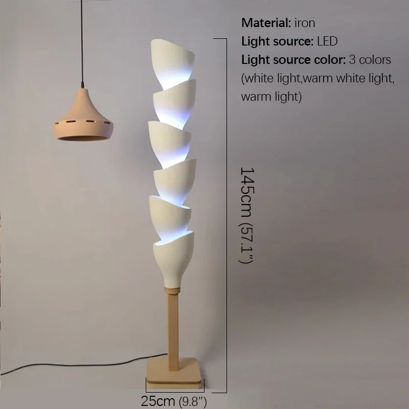 Kerwin nordic lâmpadas de assoalho designer criatividade salas estar quartos hotéis vilas minimalista artístico luminárias